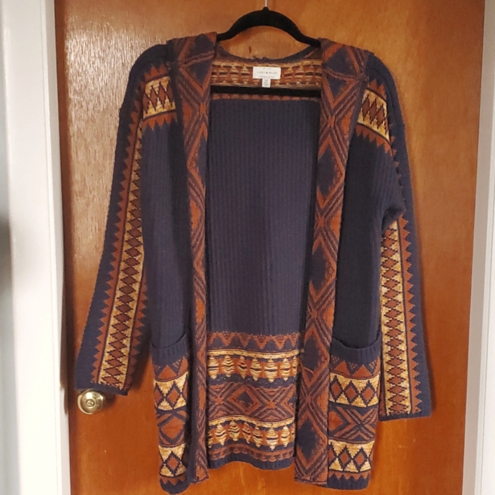 Lucky Brand Patterned Cardigan